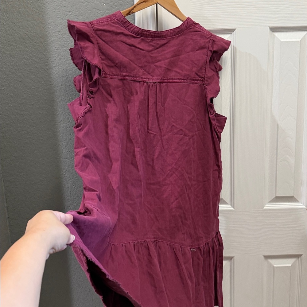 Anthropologie | Pilcro flounced tunic dress size large - Picture 6 of 6